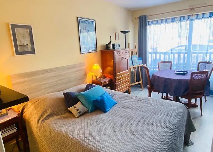 Cosy, Vrai Lit 140, Wifi, Centre Trouville-sur-mer, Gare 200 M, Parking Option Διαμέρισμα